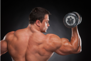 back bicep flex