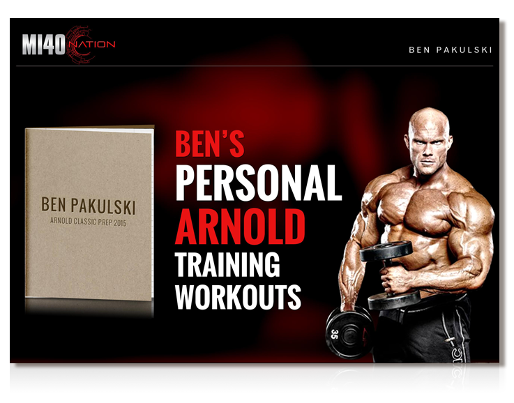 Ben's 2015 Arnold Prep Workouts 3D Cover